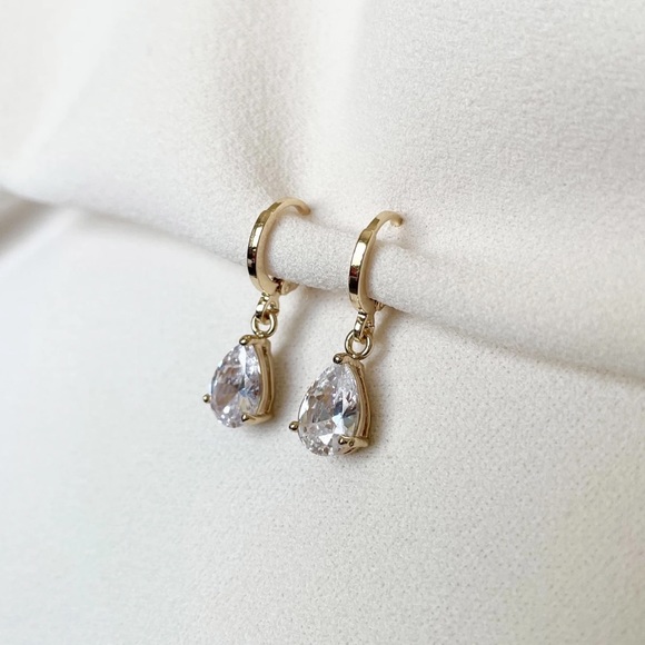 Teardrop Earrings - Picture 2 of 3